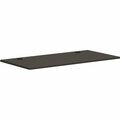 The Hon Co Worksurface, Rectangle, 60inx30in, Slate Teak HONPLRW6030LS1